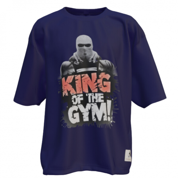  oversized king of the gym  T-Shirt, 100% Cotton