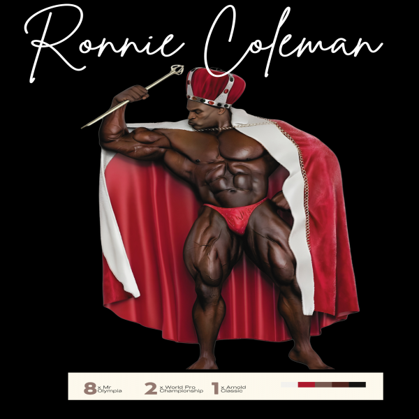  Ronnie Coleman premium oversized tshirt