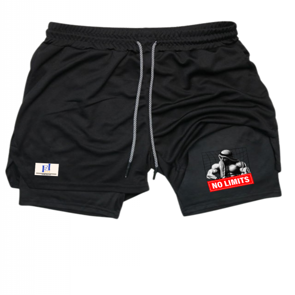 Shemagh design gym short